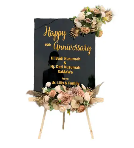 Papan Bunga Akrilik Ibu